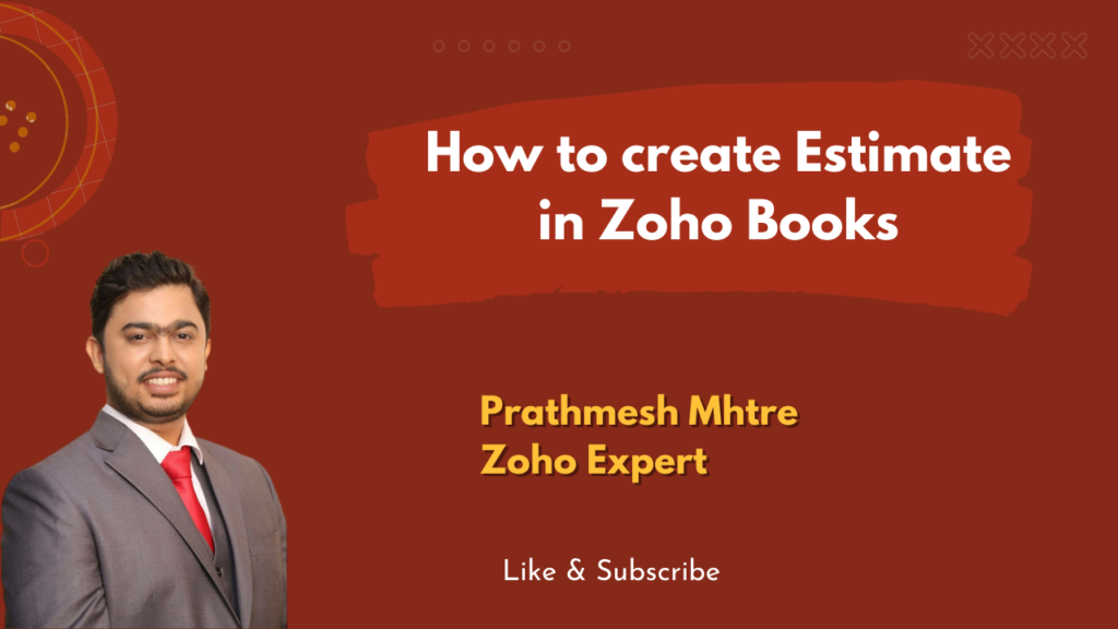 How To Record Advance Payment In Zoho Books